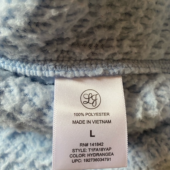NWOT Lauren James Light Blue Sherpa - Picture 9 of 9